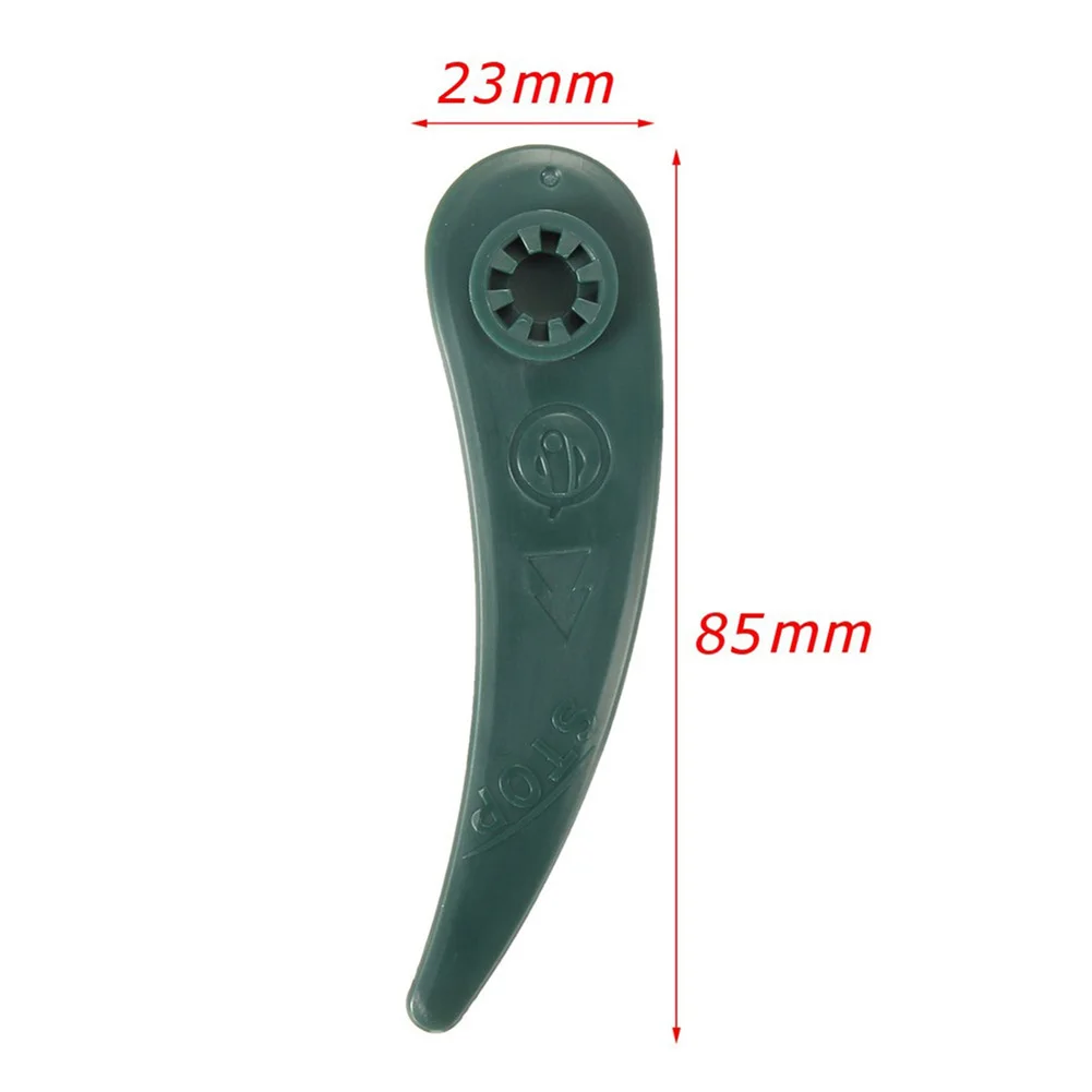 ALLOET 50Pcs/Lot Plastic Replacement Grass Trimmer Blades For BOSCH ART 23-18 LI Lawn Mower Blade Garden Power Tool Accessories