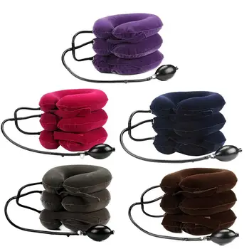 

Inflatable Air Cervical Traction Device Medical Correction Device Therapy Tool For Neck Head Stretcher Pillow Pain Relief