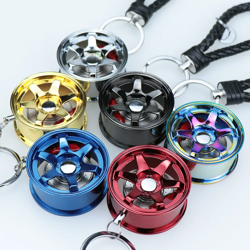 

Zinc Alloy Wheel 45mm TE37 Wheel Keychain Keyring Auto Parts Motorcycle Keychain Keychain Keychain Jewelry