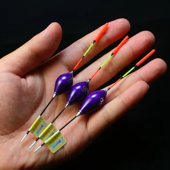 

3pcs/lot Fishing Float Shallow Water Floater High Sensible Balsa Ice Fishing Bobbers Crucian Carp Fishing Accessory Tackle