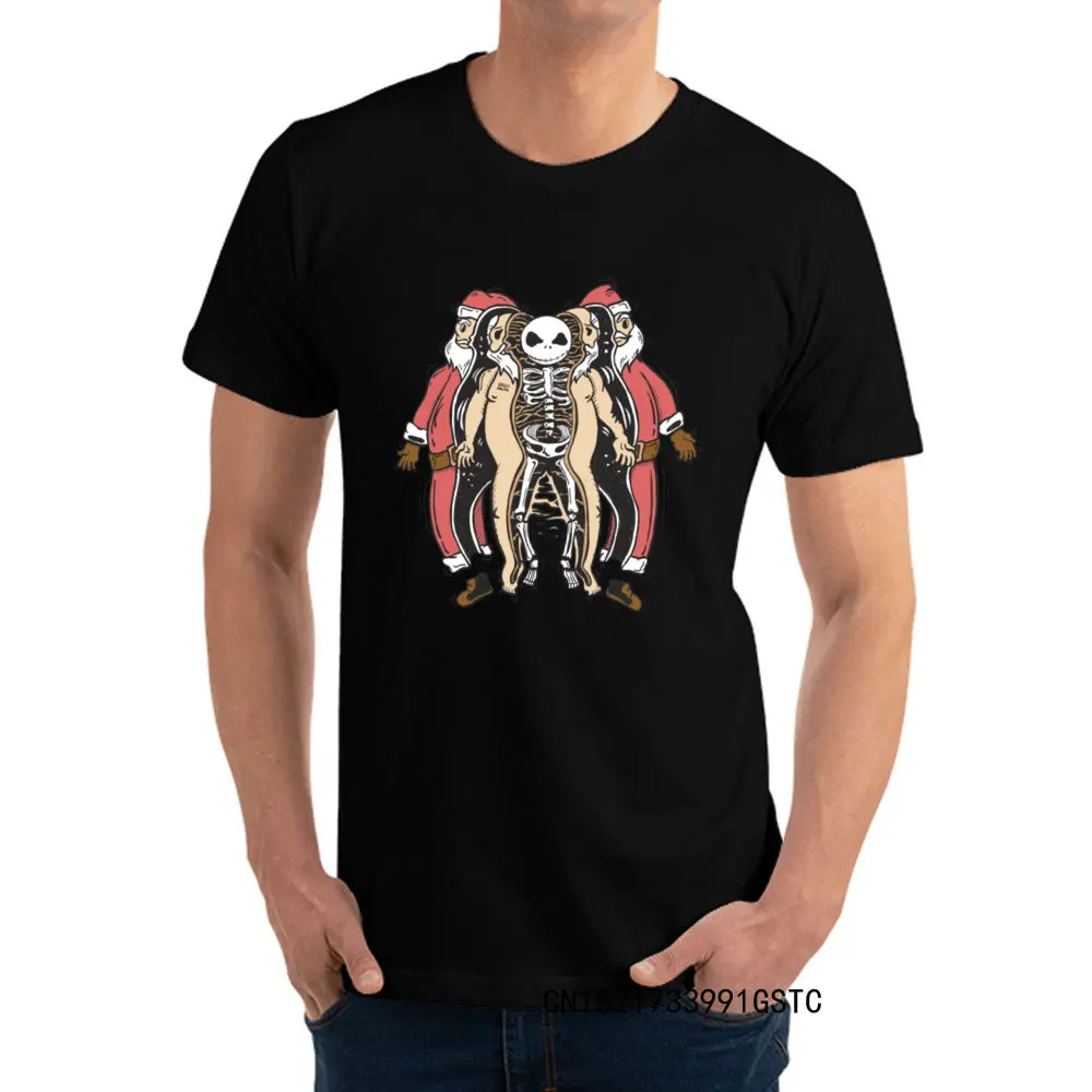 

DesignPrinted Short Sleeve Tops Shirt Fall 2021 New O Neck Premium Cotton Sweatshirts Men's T Shirts Santa Clothing Shirt