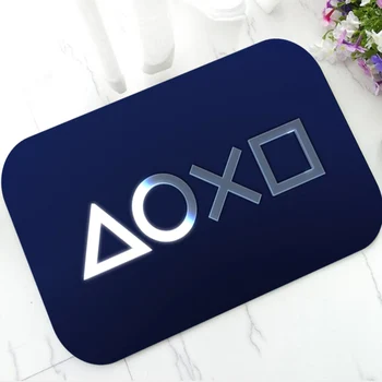 

Novelty Rubber Welcome Door Mat for Gamer Playstation Controller Buttons Gaming Doormat Rug Carpet Video Games Bath Home Decor