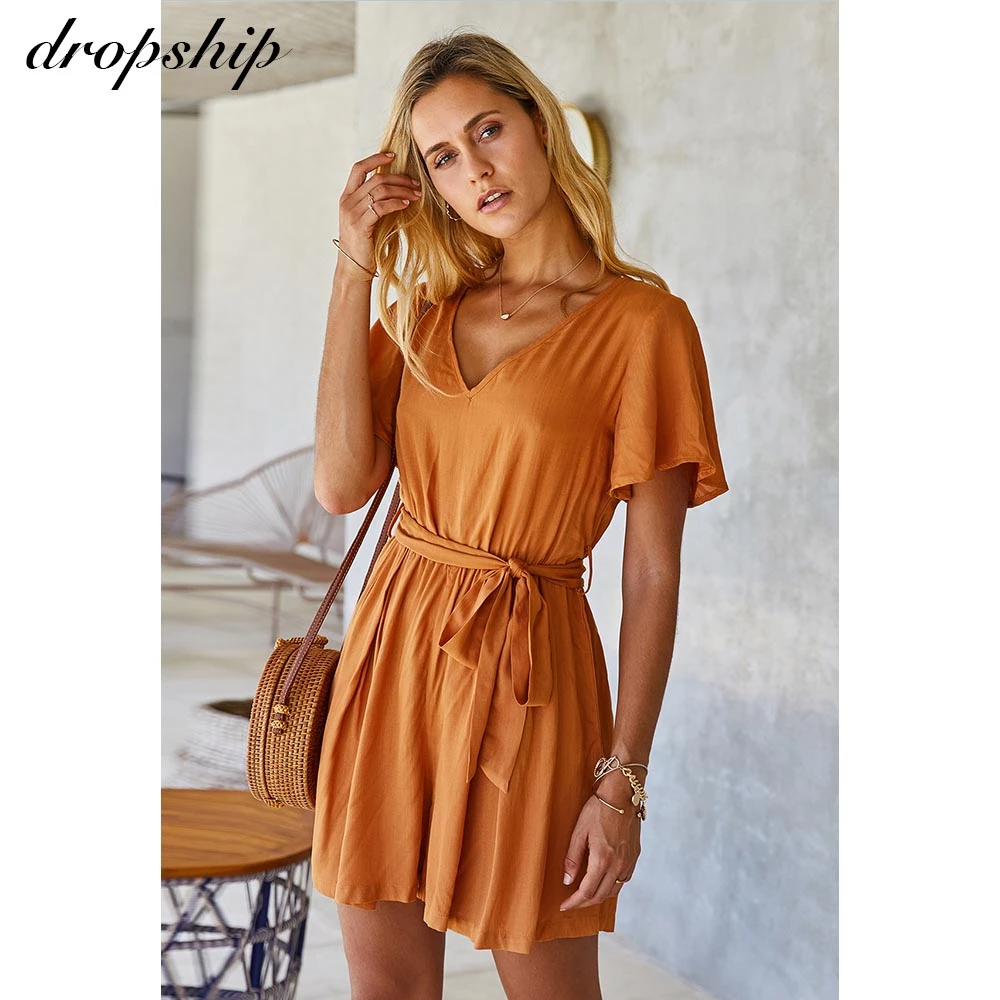 Dropship Jumpsuit Rompers Women Casual Solid Jumpsuits Streetwear Romper Spring Summer Short Sleeve Overalls For Women Playsuit