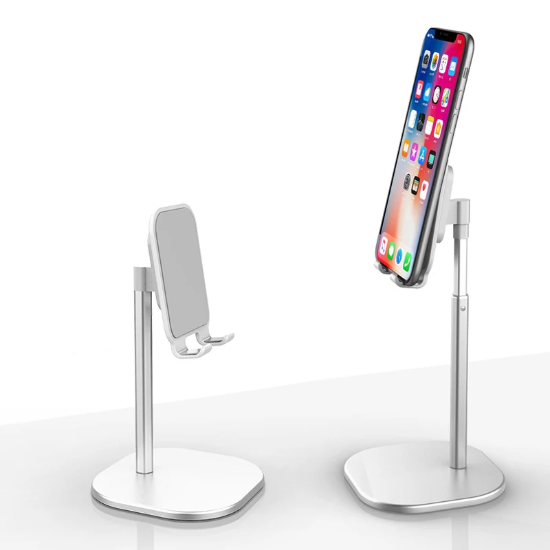 

Aluminum Alloy Table Stand Telescopic Metal Table Bracket Universal Mobile Phone Holder 360 Degree Rotation