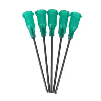 

150pcs 1.5" Blunt Tip Green Dispensing needles Industrial Syringes Use With 18Ga Fill Needle