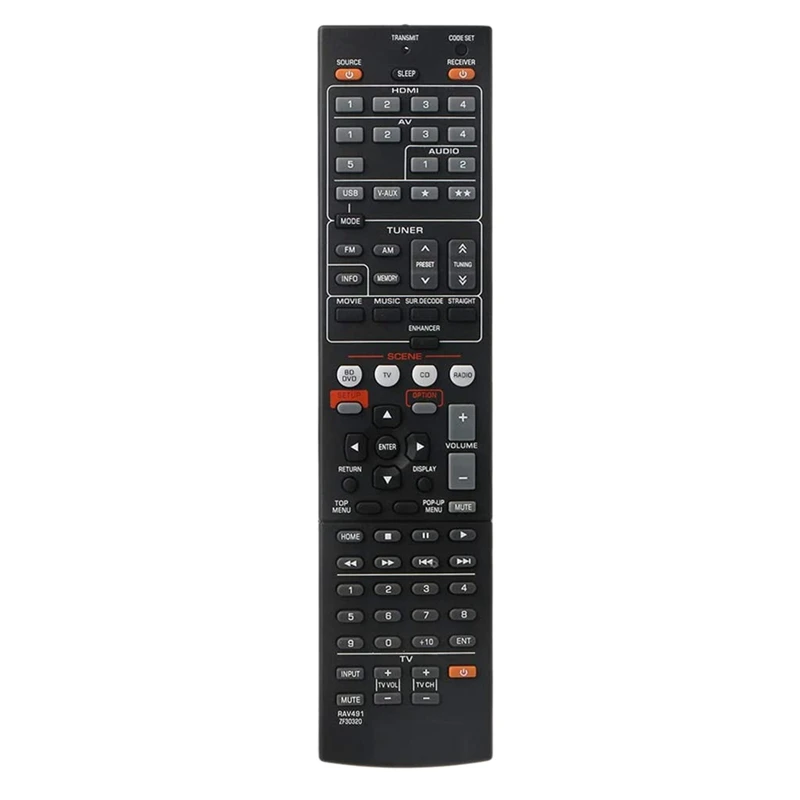 

Remote Control for YAMAHA RX-V375 RX-V467 RX-V565 RX-V567 RX-V571 RX-V665 RX-V765 HTR-3066 HTR-4065 HTR-3066BL RX-V373BL