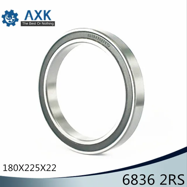 6836 2RS 180x225x22mm  Metric Thin Section Bearings 61836 RS