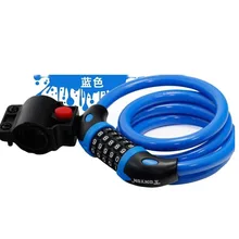 Универсальный 566 пароль Противоугонный шоссе велосипеда замок Цвет замок горный велосипед 5-разрядный, замок с паролем TY