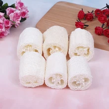 6 шт. натуральная мочалка Luffa Loofa Spa губка для душа для тела Кухня Чистый скруббер экзотические аксессуары для ванной комнаты