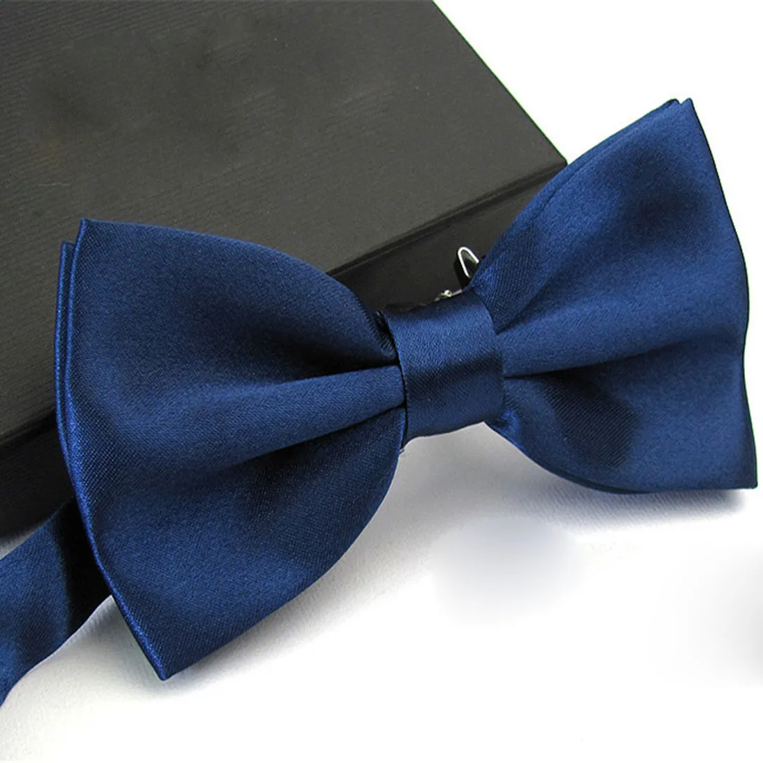 Hot Sale 1PC Gentleman Men Classic Satin Bowtie Necktie For Wedding Party Adjustable Male Butterfly Bow tie knot For Man Gifts - Цвет: 11