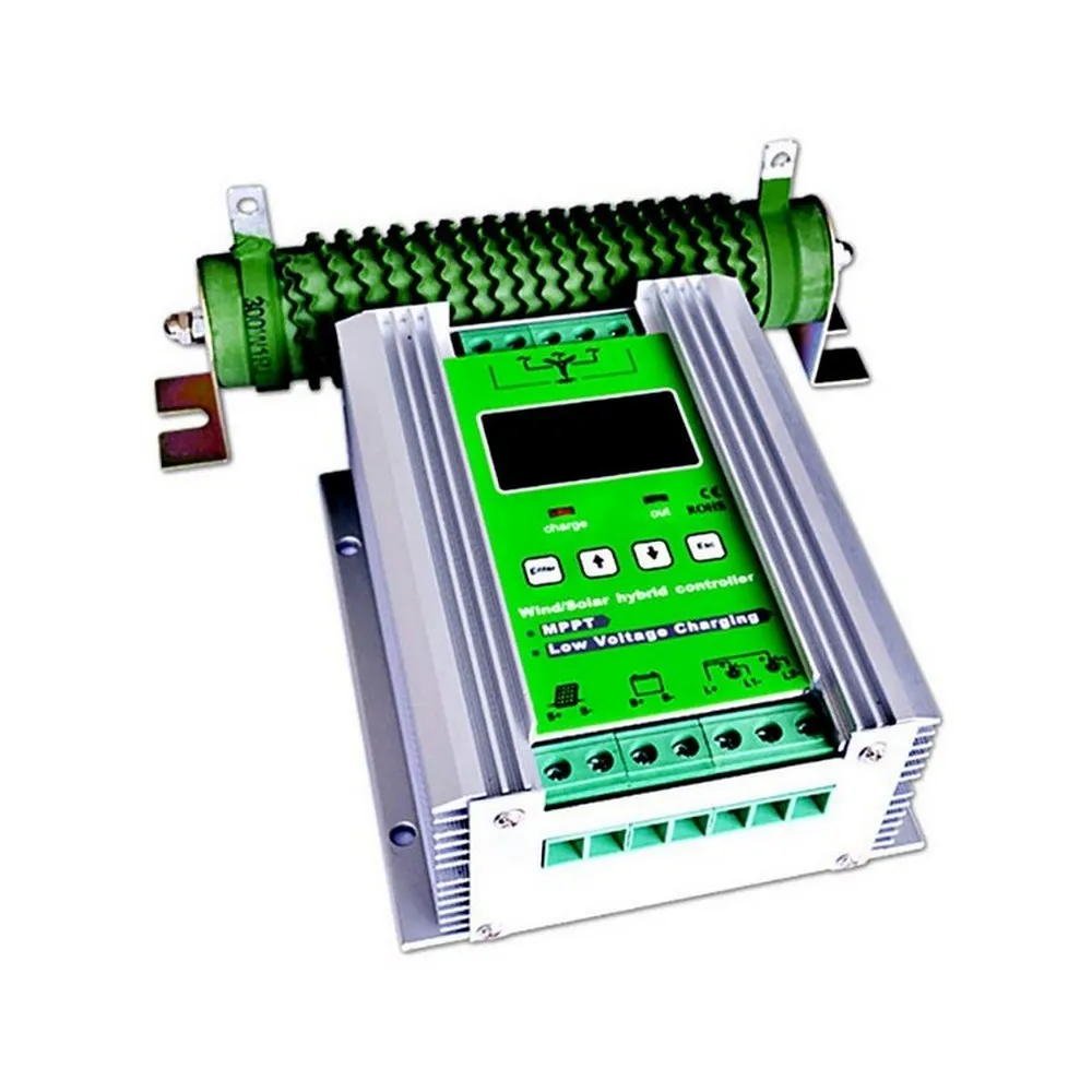 

600W+800W MPPT Wind and Solar Complementary Controller Breeze Boost Charging Wind Solar Hybrid Boost Charge Controller
