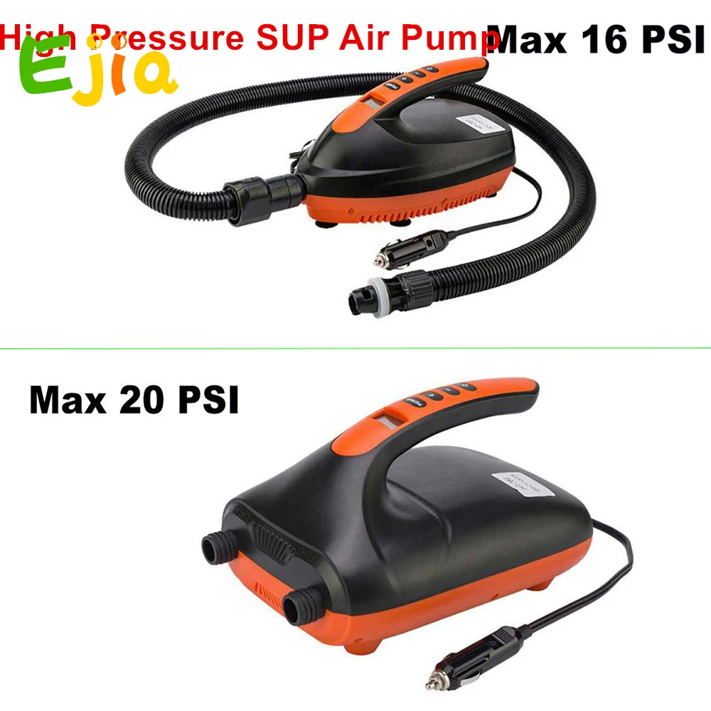 16/20PSI SUP Electric Air Pump Surfboard Paddle Compressor High Pressure Car Tire Tyre Inflator For Surfing Board Matress | Игрушки и