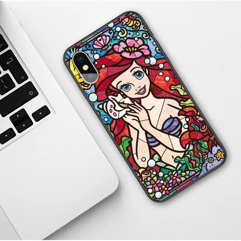 Cute cartoon Stitch Soft Phone Case For iPhones 11 Pro Max Tinkerbell Cover For iPhones X 6 6S 7 8 Plus XS MAX XR Coque