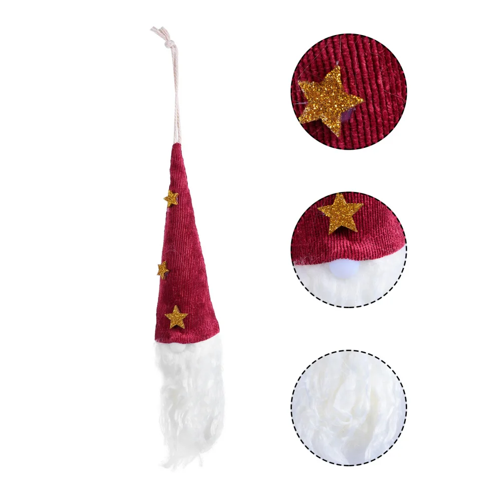 1 Pc Pendant Sturdy Prime Durable High Quality Hanging Decor Christmas Ornament Faceless Old Man for Xmas | Дом и сад