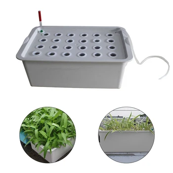 

24 Holes Plant Site Hydroponic Garden Pots Planters System Indoor Outdoor Garden Cabinet Box Grow Kit Nursery Pots