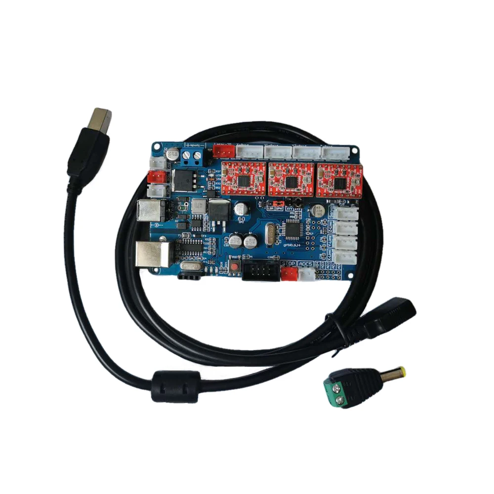 USB 3 оси Управление доска + GRBL в автономном режиме ЖК дисплей Панель для станка с