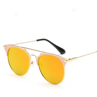 Роскошные солнцезащитные очки для рыбалки, кемпинга, походов, для женщин, фирменный дизайн, кошачий глаз, солнцезащитные очки, женские солнцезащитные очки, зеркальные - Цвет: 1 pair