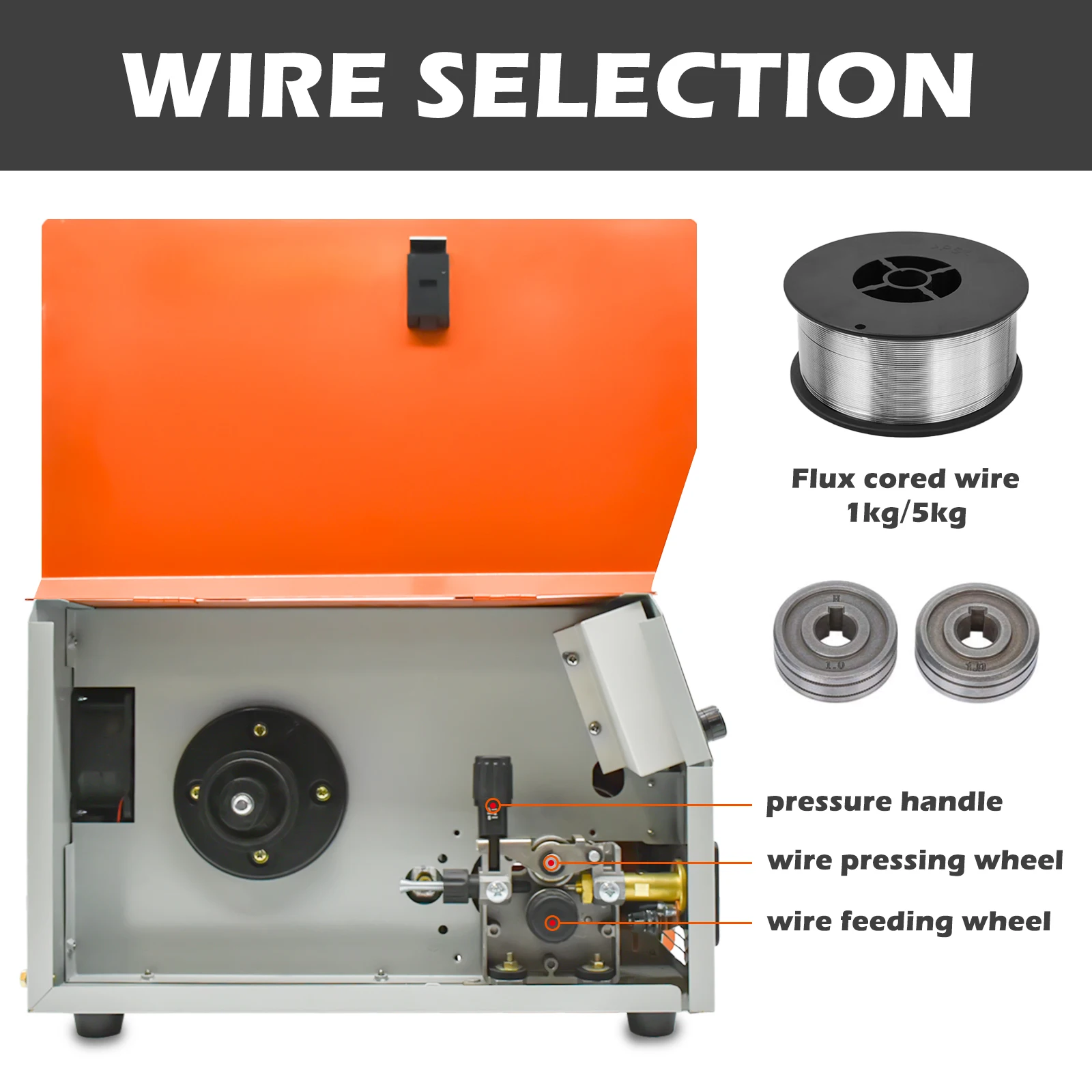 HITBOX MIG Welder  3 In 1 Semi-automatic Aluminum Welding Machine MIG250DP 220V Pulse Mig 3 In 1 Inverter Weld Technology 3