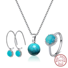 Effie queen, Стерлинговое Серебро, женское ожерелье, серьги, кольца, наборы, обручальные кольца, набор невесты, для помолвки, хорошее женское ювелирное изделие, SS26-V