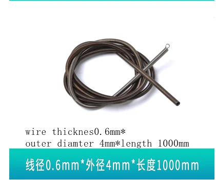 1pcs Spring wire thickness 0.4-0.6mm long 1000mm with hook spring flexible steel spring
