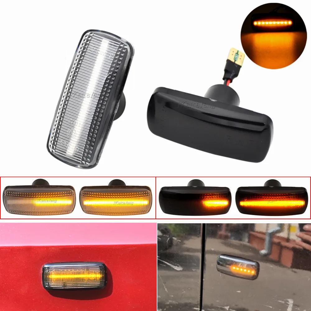 

Светодиодный динамический боковой маркер, указатель поворота, световой ретранслятор для Jeep Commander Patriot Compass Grand Cherokee