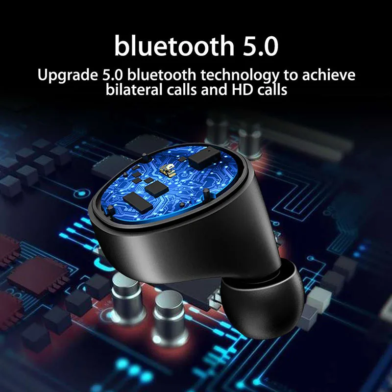 TWS, беспроводные Bluetooth 5,0 наушники, светодиодный дисплей, IPX7, водонепроницаемые спортивные стерео наушники, гарнитура с 3600 мАч/4000 мАч, внешний аккумулятор