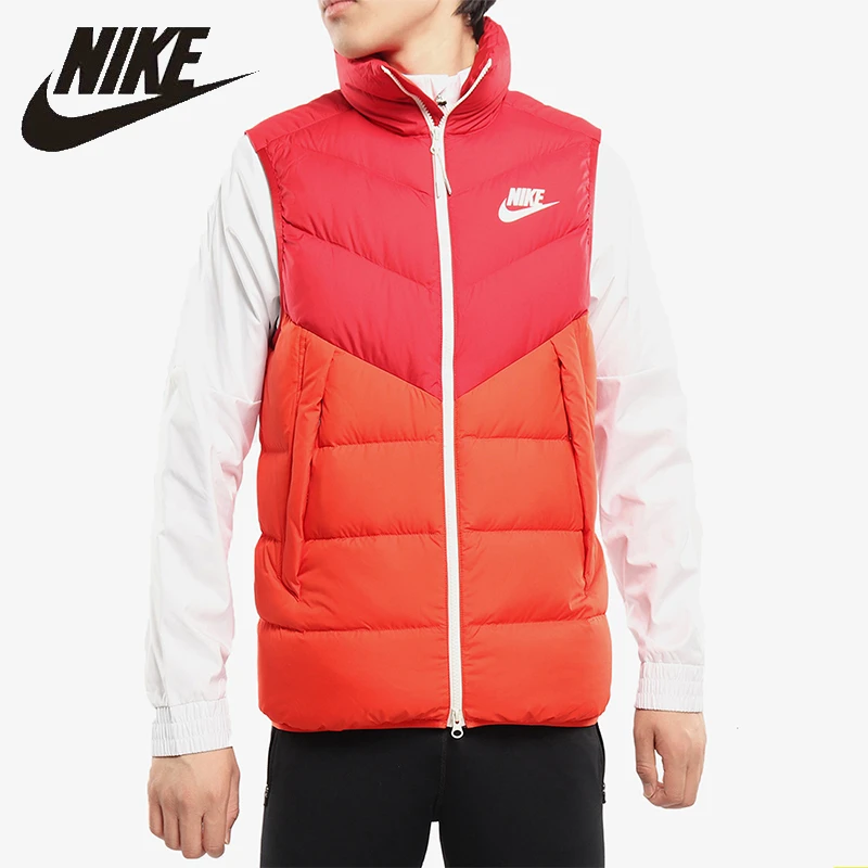 

Nike Winter Down Sports Vest Windbreak Warm Stand Collar Down Vest Men #28860-687
