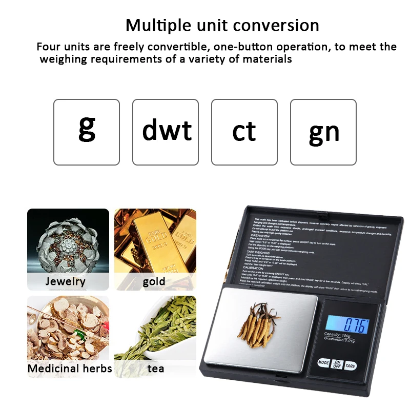 0,01/0,1 г точные цифровые кухонные весы 100 г-1000 г ЖК мини карманные ювелирные золотые весы, взвешивание грамм электронные весы