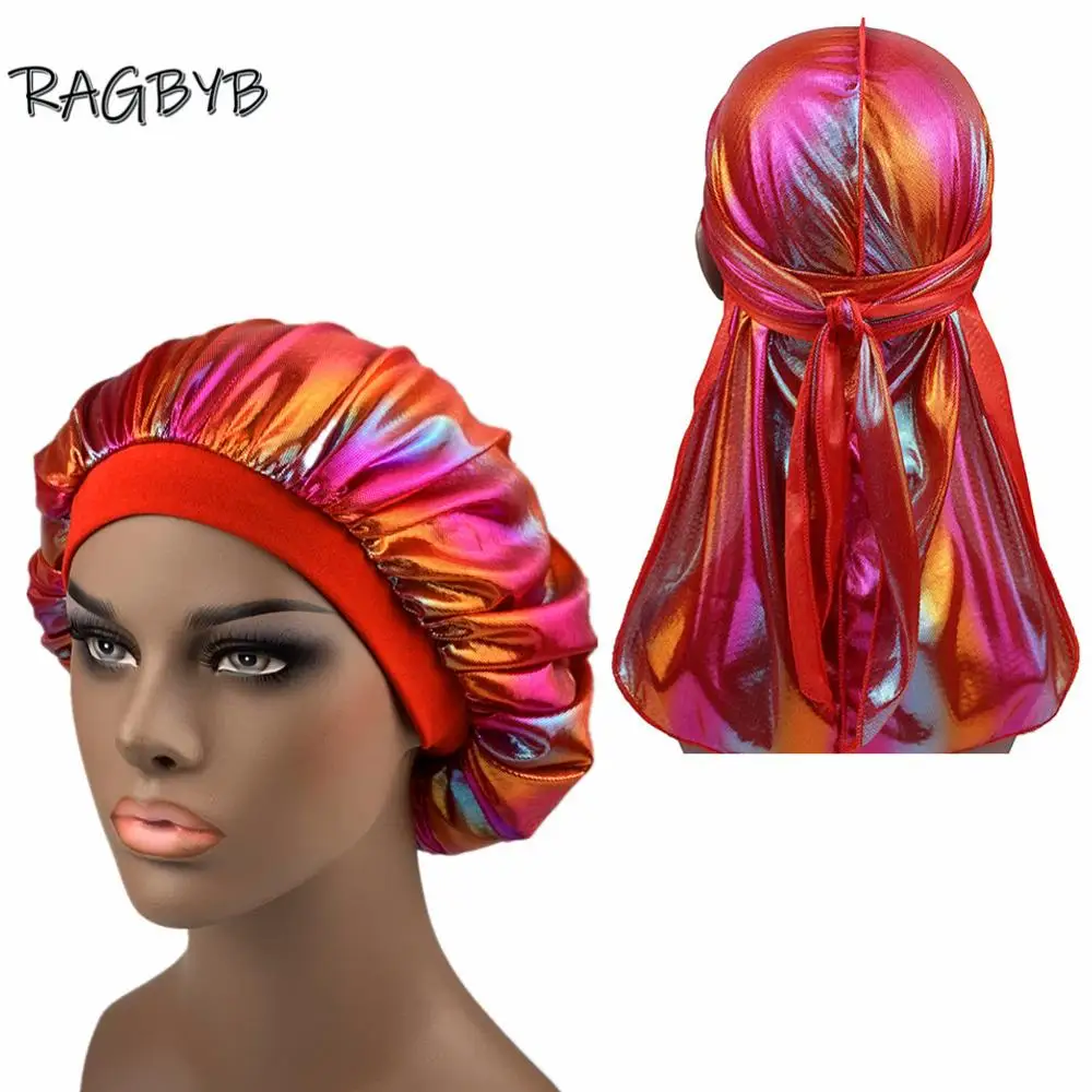 Bonnet Ondulé En Satin Durag Soyeux De Qualité Supérieure Pour Hommes Et #