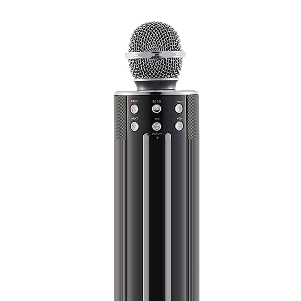 Bluetooth беспроводной микрофон ручной караоке USB мини домашний KTV Mic 1800 мАч для воспроизведения музыки пение динамик плеер для детей