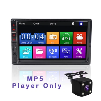 

Carsanbo 7 inch HD Bluetooth Double Din Car Stereo MP3/MP4/MP5 Player FM Radio USB AUX Control car mp5 playe