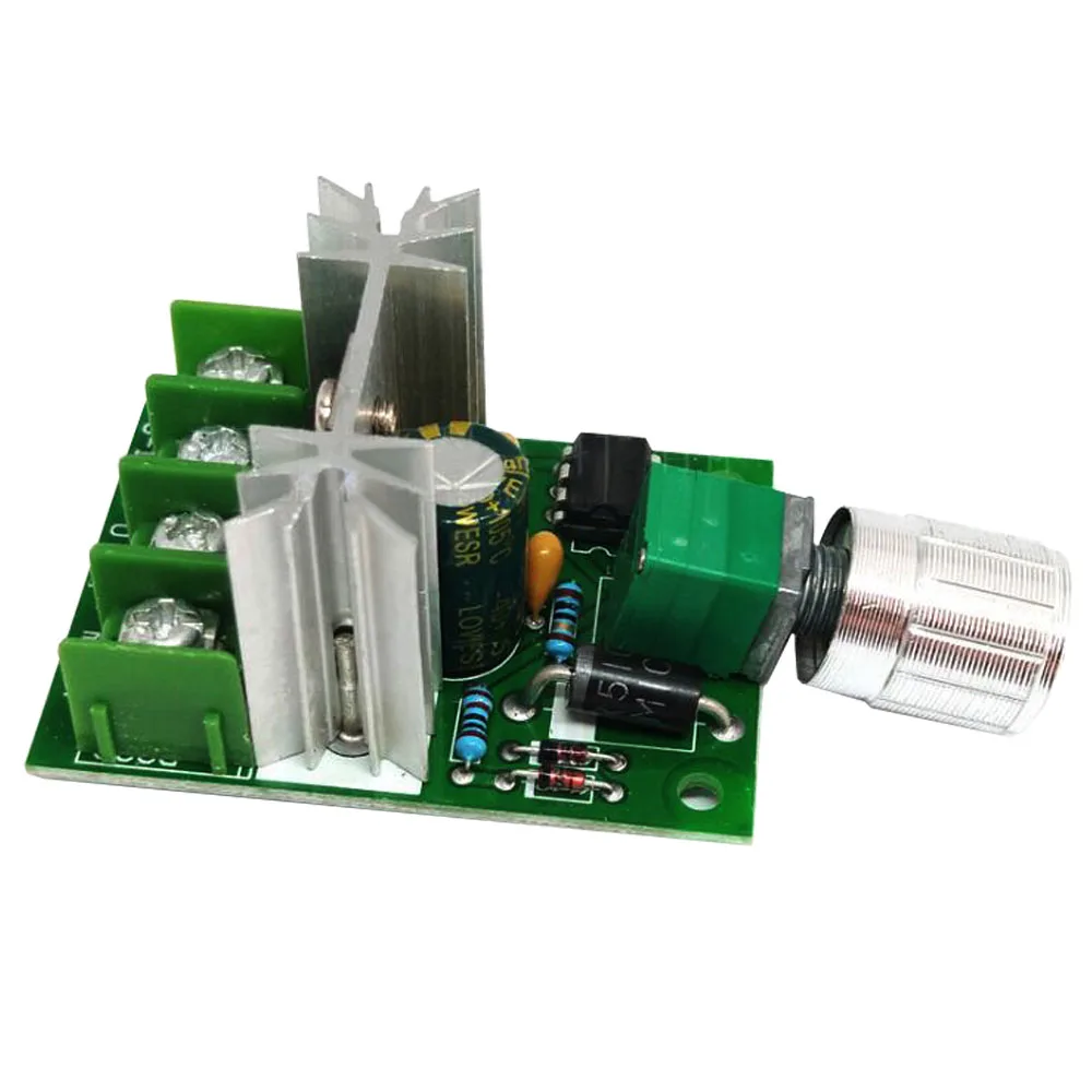 DC motor fan speed controller 6V-12V 6A high power stepless speed regulation board switch
