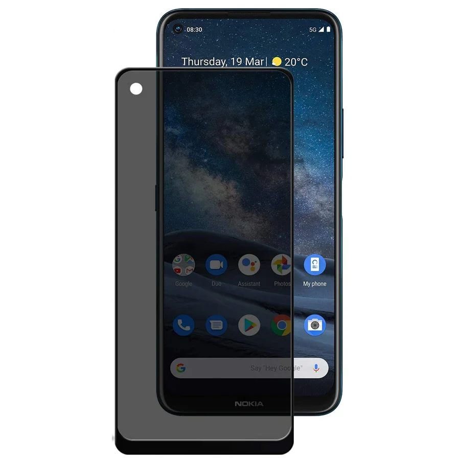 1 Film Vitre Verre Trempé De Protection D'écran Pour Apple IPhone 8 Plus 5 5 Blanc