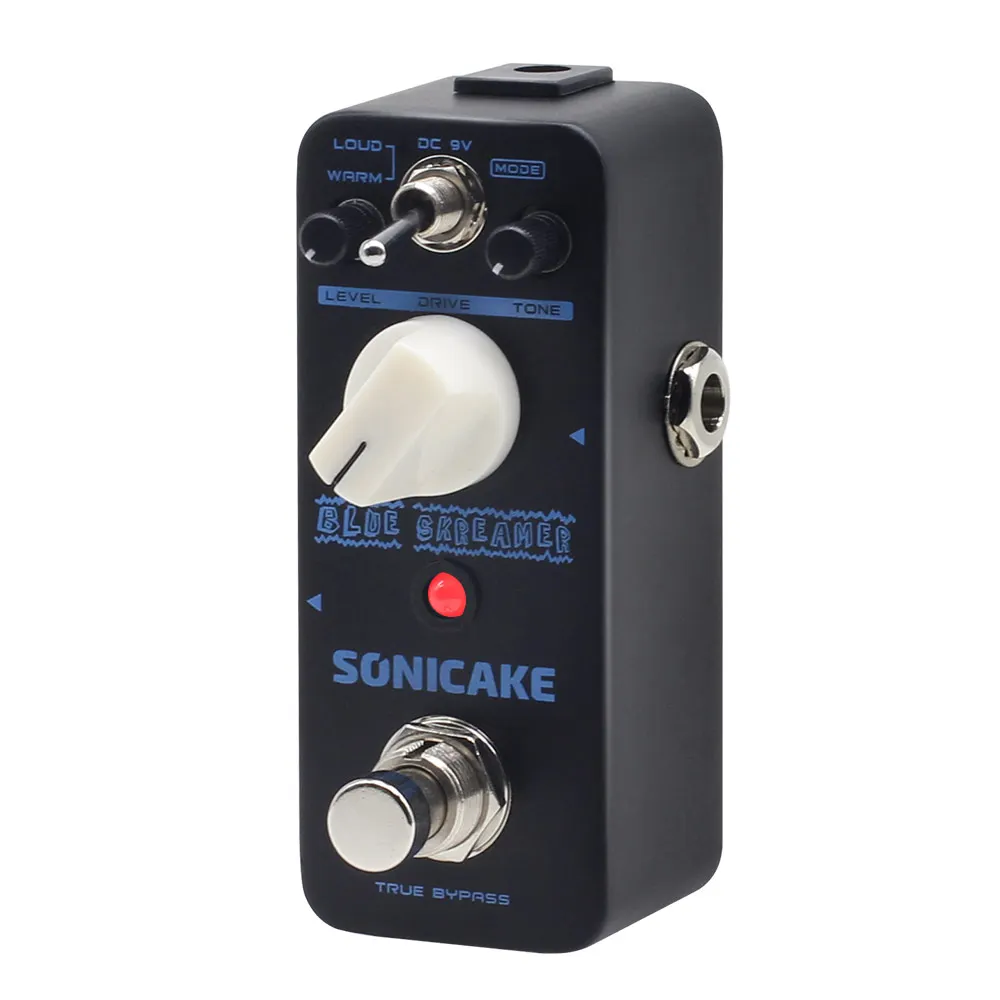 Bypass Effects-Pedal Overdrive Sound-Guitar-Pedal Iconic True with Warm QSS-02 Dual-Mode