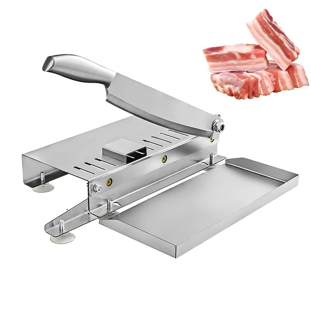 13.5 Inch Meat Slicer Meat Cutting Machine Lamb Bone Cutter Machine Chicken  Fish Saw for Meat Maker Stainless Steel Household - AliExpress