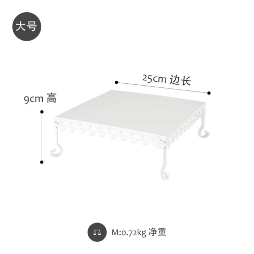 Новое поступление белый торт стенд оставить край подставки для кексов 1 шт. свадебные украшения стола помадка пирожные держатели инструменты - Цвет: 19701-
