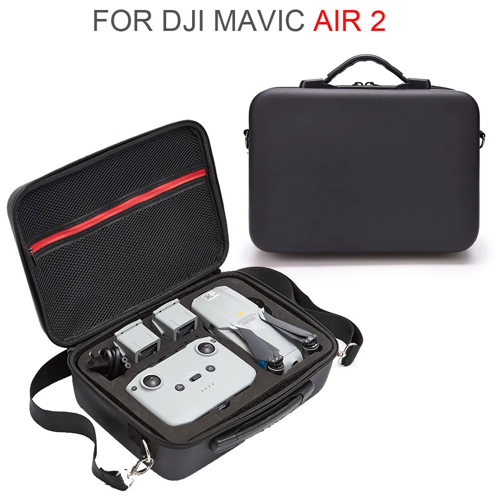 Portable Storage Bag for DJI Mavic Air 2 Drone Accessory Carrying Case PU Nylon Shoulder Packet Handbag Protective Box Backpack drone accessories drone storage bag drone storage case drone backpack camera shoulder bag