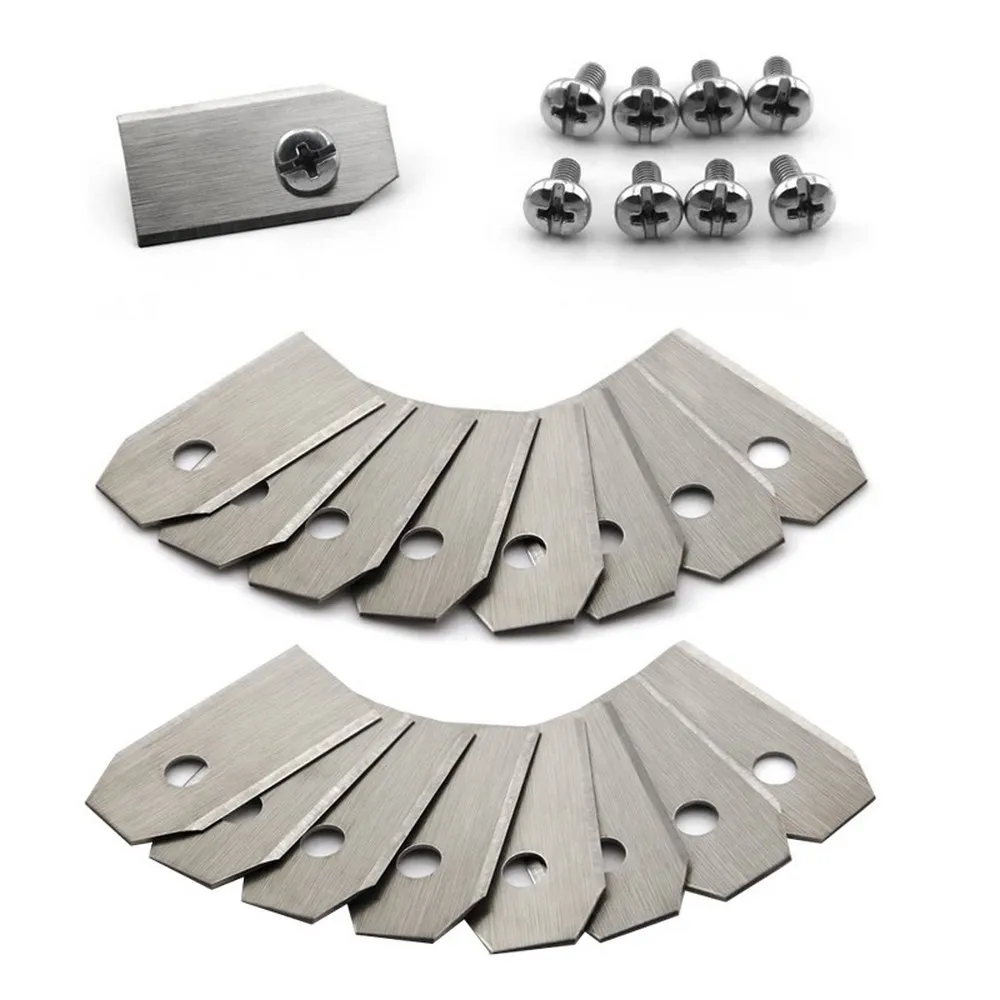 

30pcs Lawn Robot Blade Silver Gold Lawn Mover Replacement Blade for Gardena Automower Yardforce Garden Tools