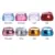 BORN PRETTY Clear Jelly Silicone Stamper Metallic Handle Nail Art Stamper with Scraper Set for Stamping Plate Nail Stamps