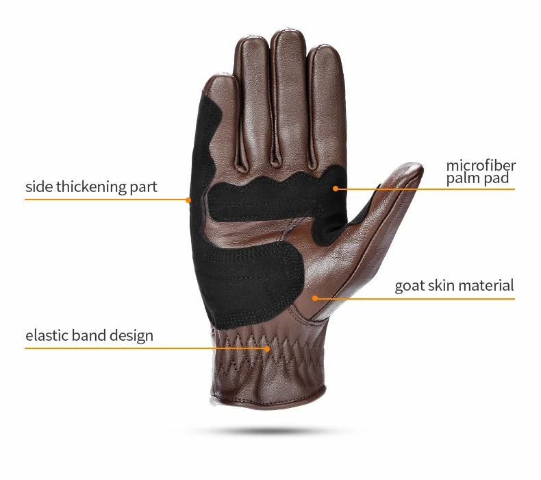 INBIKE перчатки из козьей кожи для мотоцикла, антифрикционные перчатки для мотоциклов, защитное снаряжение из микрофибры для Guantes, перчатки для мотора