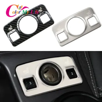 

Color My Life Stainless Steel Car Cigarette Lighter Panel Cover Seat Heat Knob Trim for Ford Kuga Escape 2013 - 2016 Accessories
