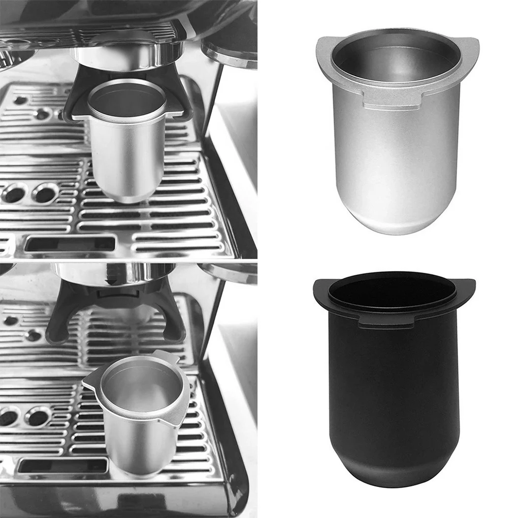 Stainless Steel Coffee Dosing Cup 54mm Portafilter For Breville 870/878/880 Powder Cup Feeder Replacement Support Dropshipping hot 54mm bottomless portafilter for breville barista express bes870xl bes870bsxl bes878bss bes880bss bes840xl and more