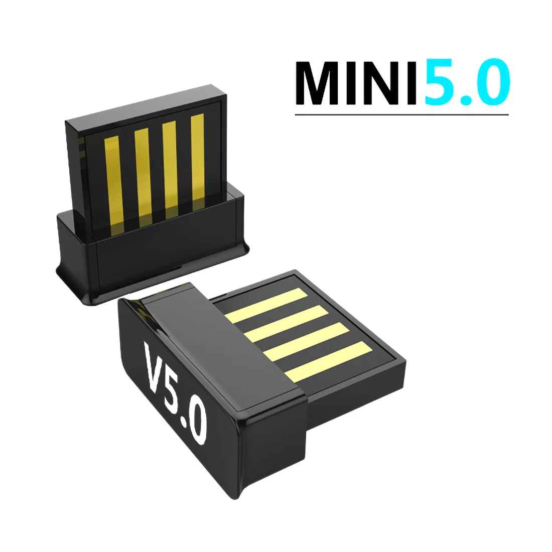 Мини USB Bluetooth адаптер 5,0 беспроводной высокоскоростной мультимедийный аудио адаптер донгл Bluetooth приемник ноутбук ПК адаптер