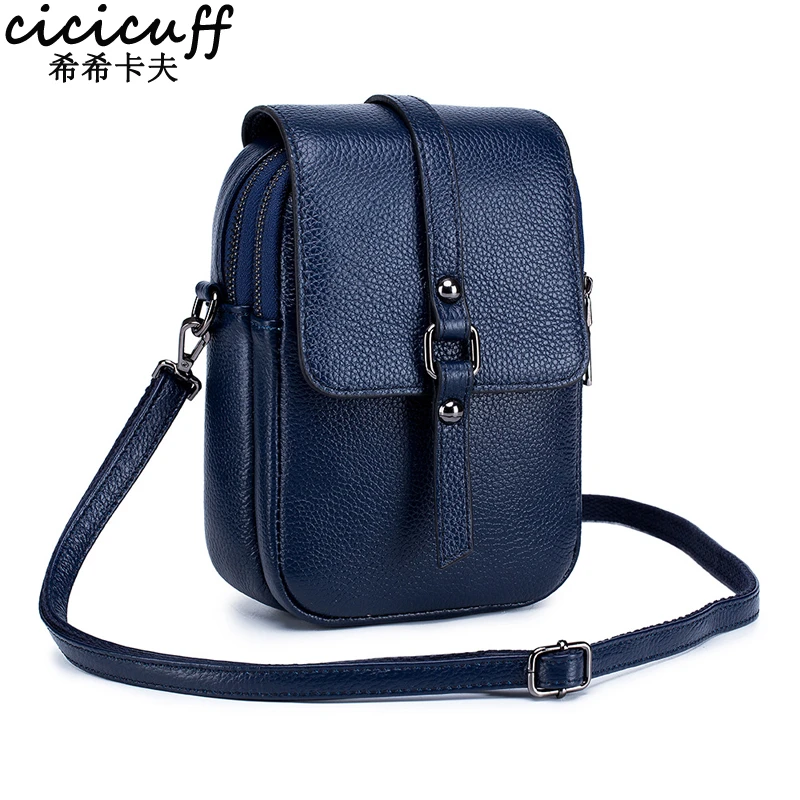 Mobile Phone Bag for Women Phone Pocket Genuine Leather Handbags