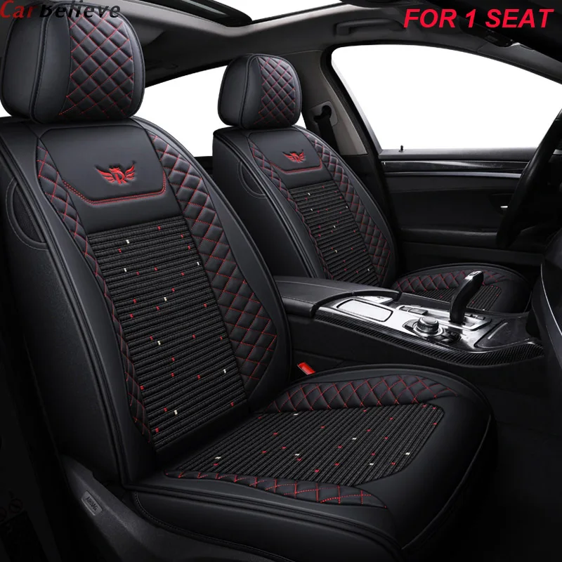 

1 PCS leather car seat cover For hyundai getz ioniq i10 santa fe solaris tucson creta ix25 accessories covers for vehicle seats