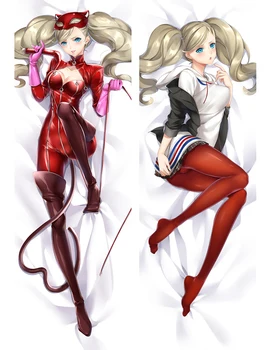 

Anime PERSONA Sexy pillow Case Covers Double-side Printed Anne Takamaki pillow case 3D Otaku Peach skin 2 Way Body pillowcase
