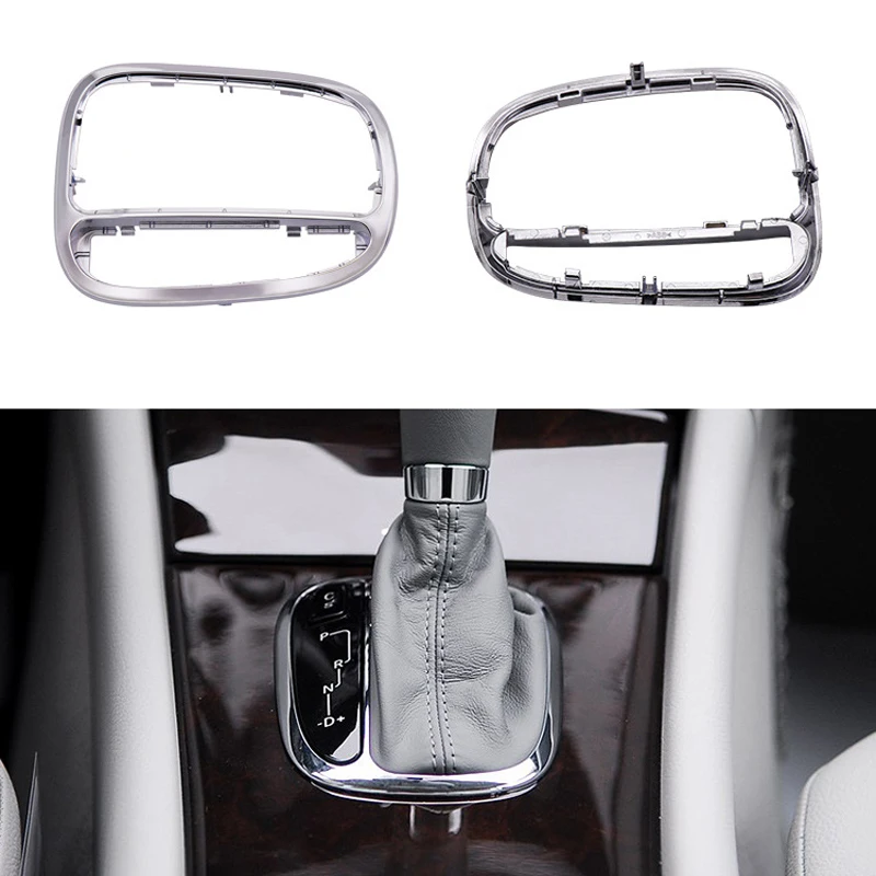 Для Mercedes Benz W203 C Class 1 шт. ABS Хромированная ручка переключения рулевого механизма автомобиля рамка Крышка запасной чехол автостайлинг