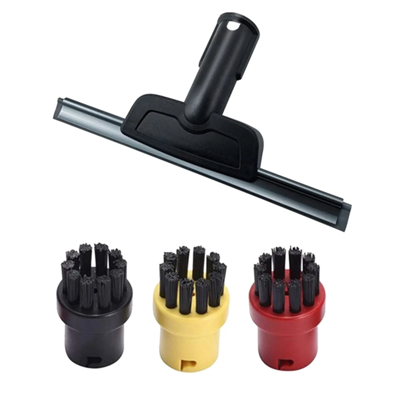 AD-Steam Cleaner Cleaning Glass Window Nozzle Round Brush For Karcher SC1 SC2 SC3 SC4 SC5