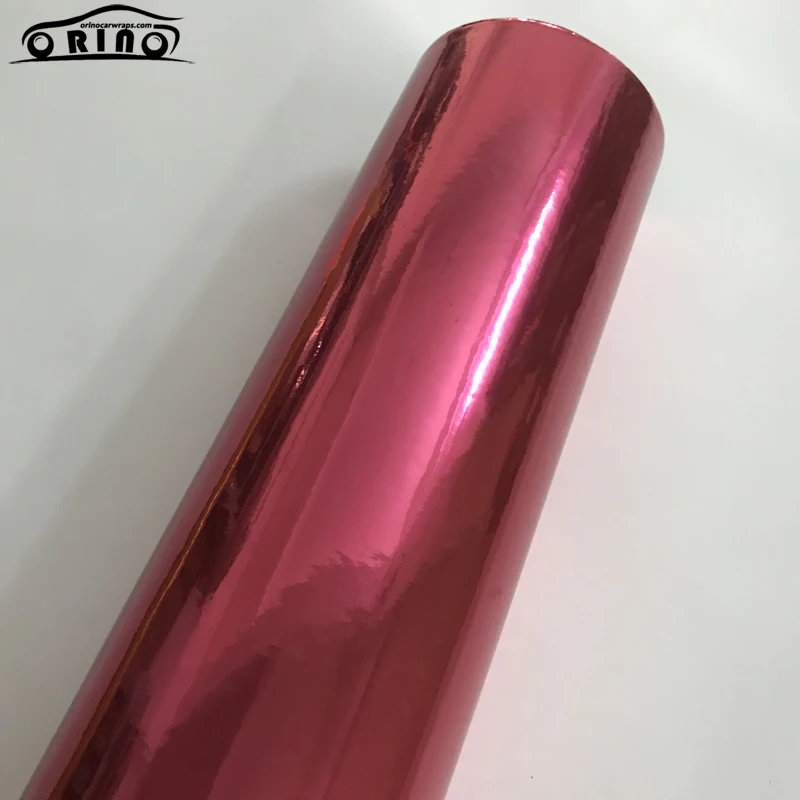 Rose Red Chrome Vinyl Wrap Film-4