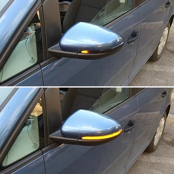 

For VW GOLF 6 MK6 GTI R32 08-14 Touran LED Dynamic Turn Signal Light Side Wing Rearview Mirror Indicator Lamp With Bottom Shell